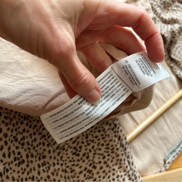 Abercrombie & Fitch Sz MT Cheetah Neutral Wrap Dress - Picture 12 of 12